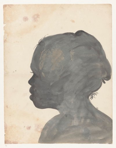 Silhouette Portrait of Bietja by Jan Brandes