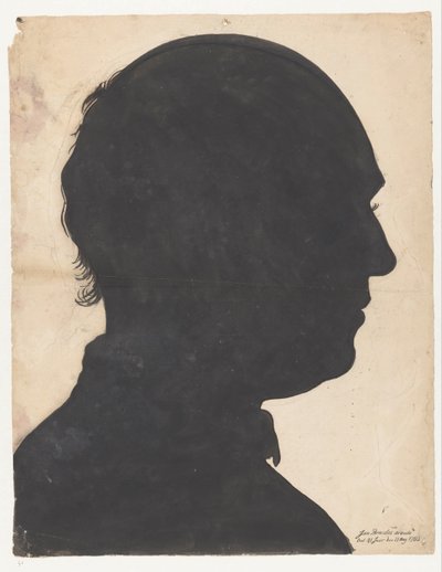 Silhouette Portrait of Jan Brandes by Jan Brandes