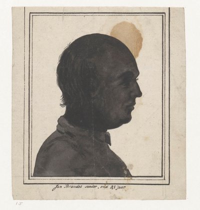 Silhouette Portrait of Jan Brandes by Jan Brandes