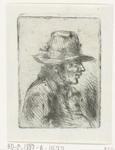 Man with Hat by Jan Chalon