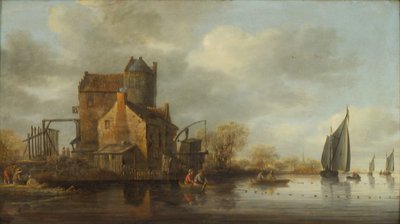 Dutch River View by Jan Coelenbier