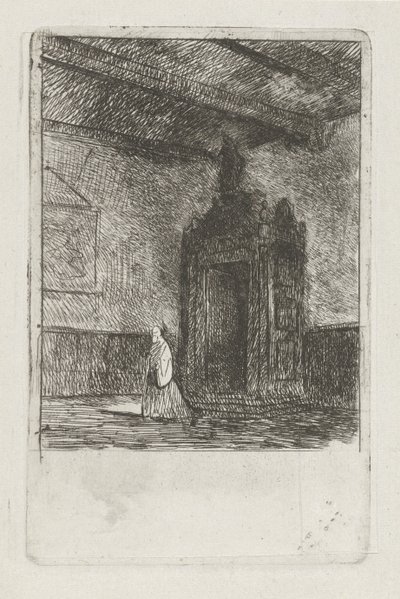 Interior of a Liturgical Building by Jan Diederikus Kruseman