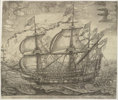 The Warship Trekroner by Jan Diricks van Campen