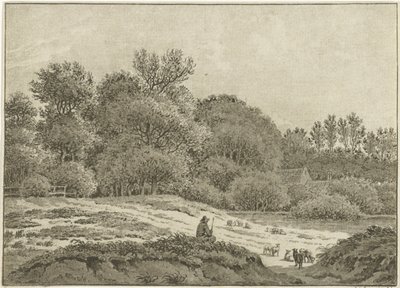 Landscape near Overveen by Jan Evert Grave