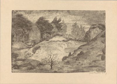 Heath near Laren by Jan Fekkes (signed by artist)