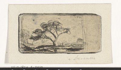 Landscape with Tree by Jan Frederik van Deventer