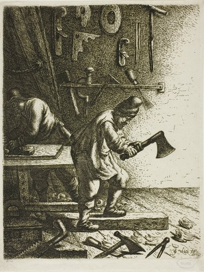 The Carpenter by Jan Georg van Vliet