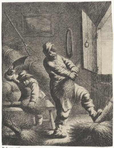 Broom Maker by Jan Gillisz. van Vliet
