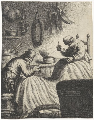 Sailmakers (Occupations) by Jan Gillisz. van Vliet