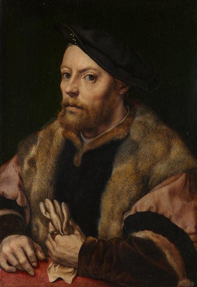A Man Holding a Glove, ca 1532 by Jan Gossaert