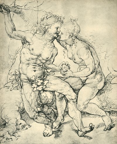 Adam and Eve by Jan Gossaert