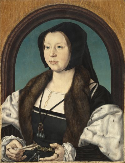 Portrait of Anna de Berghes by Jan Gossaert