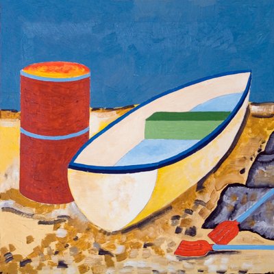 Boat and Barrel, 2005 by Jan Groneberg