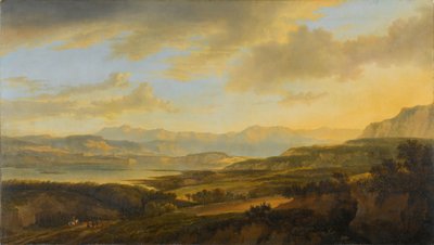 The Lake of Zurich by Jan Hackaert