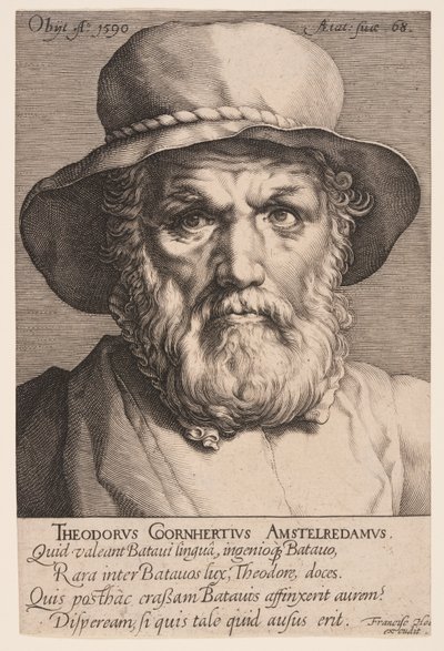 Dirck Volkertsz. Coornhert by Jan Harmensz. Muller