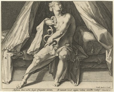 Death of Cleopatra by Jan Harmensz. Muller