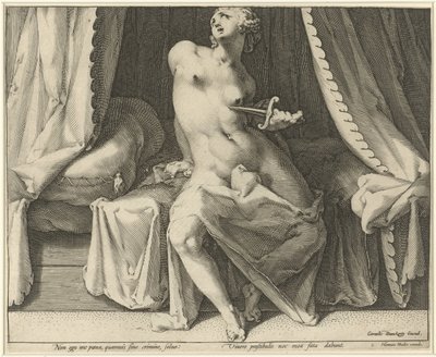 Death of Lucretia by Jan Harmensz. Muller