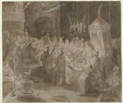 The Feast of Belshazzar by Jan Harmensz. Muller