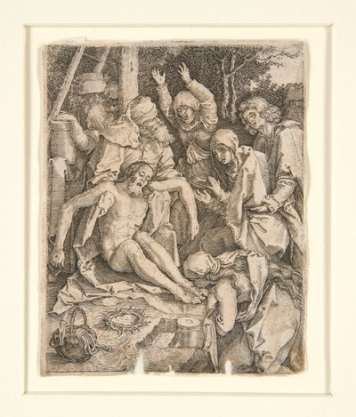 Lamentation, from The Passion by Jan Harmensz. Muller