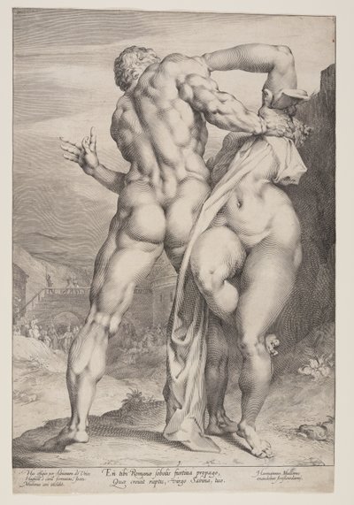 The Abduction of a Sabine Woman by Jan Harmensz. Muller