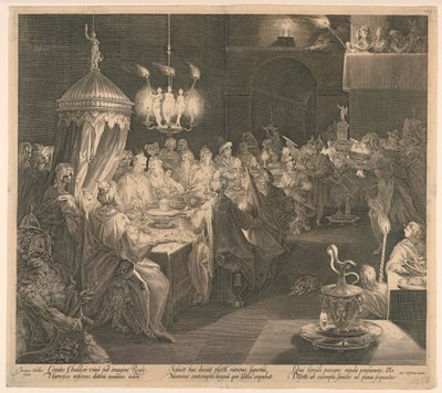 The Banquet of Belshazzar by Jan Harmensz Muller
