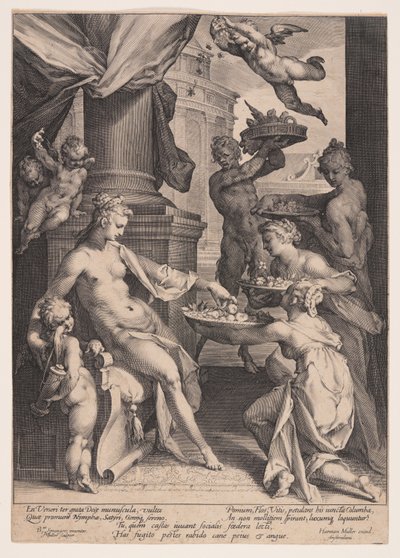 Venus Honored by the Nymphs by Jan Harmensz. Muller