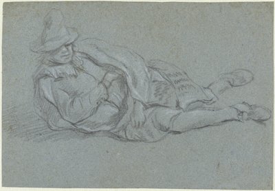 Lying Man by Jan Havicksz. Steen (possibly)