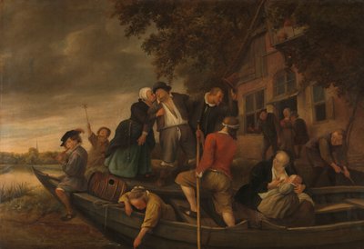The Merry Homecoming by Jan Havicksz. Steen