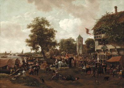 The Fair at Oegstgeest by Jan Havickszoon Steen