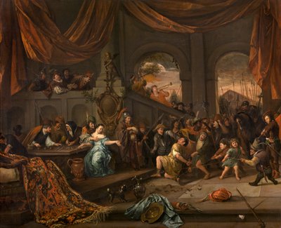 The Mocking of Samson by Jan Havickszoon Steen