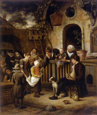 The Little Alms Collector by Jan Havickszoon Steen