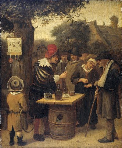 The Quacksalver, 1679 by Jan Havickszoon Steen
