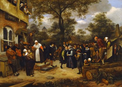 Village Wedding by Jan Havickszoon Steen