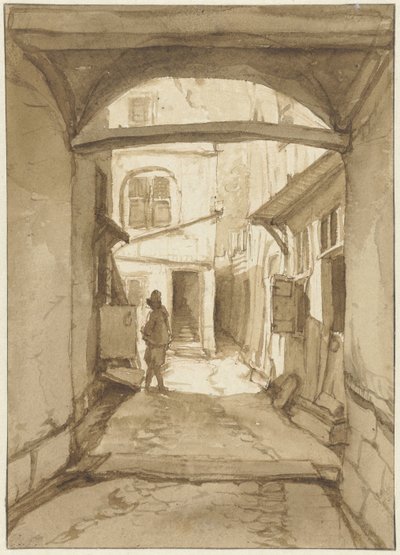 View in an Alley by Jan Hulswit