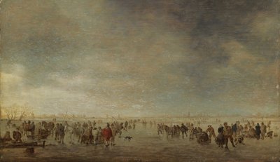Skaters by Jan Josephsz van Goyen