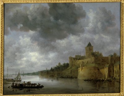 The Valkhof in Nymwegen by Jan Josephsz van Goyen