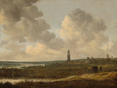 View of Rhenen by Jan Josephsz van Goyen