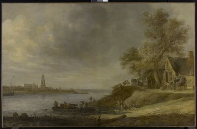 View of Rhenen by Jan Josephsz van Goyen