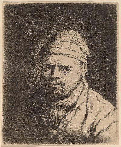 Bust of a Cook with Cap by Jan Lievens