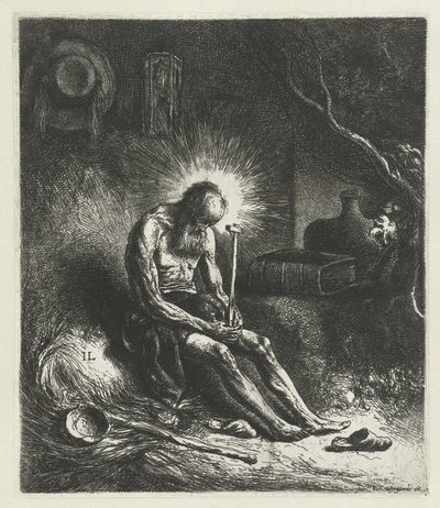 Saint Jerome by Jan Lievens