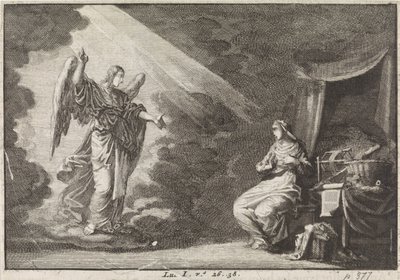 Annunciation by Jan Luyken