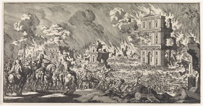 Romans Destroying a Jewish Temple in Jerusalem by Jan Luyken