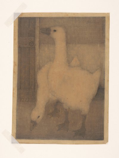 Two Geese by Jan Mankes