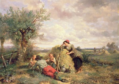 Haymaking by Jan Mari Henri Ten Kate