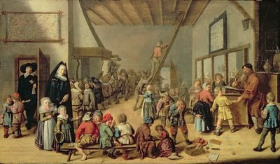 The School Room by Jan Miense Molenaer