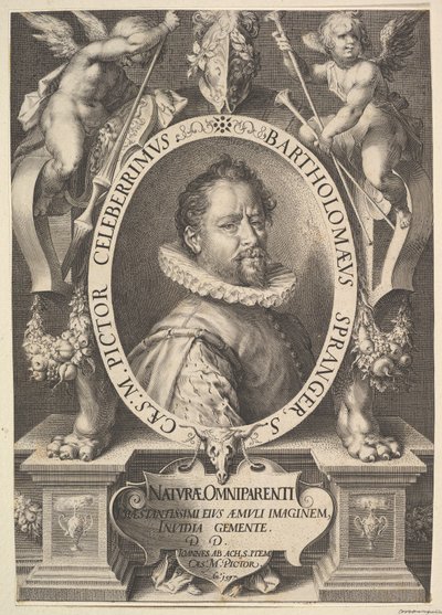 Portrait of Bartholomeus Spranger by Jan Muller