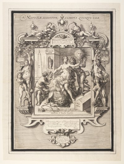 Allegory of Human Nature by Jan Saenredam