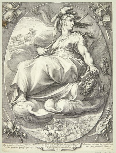 Minerva by Jan Saenredam