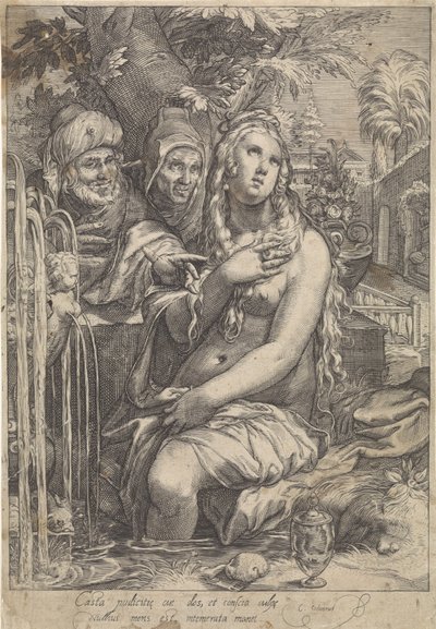 Susanna and the Elders by Jan Saenredam