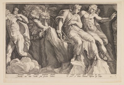 The Punishment of Niobe (Plate 3) by Jan Saenredam